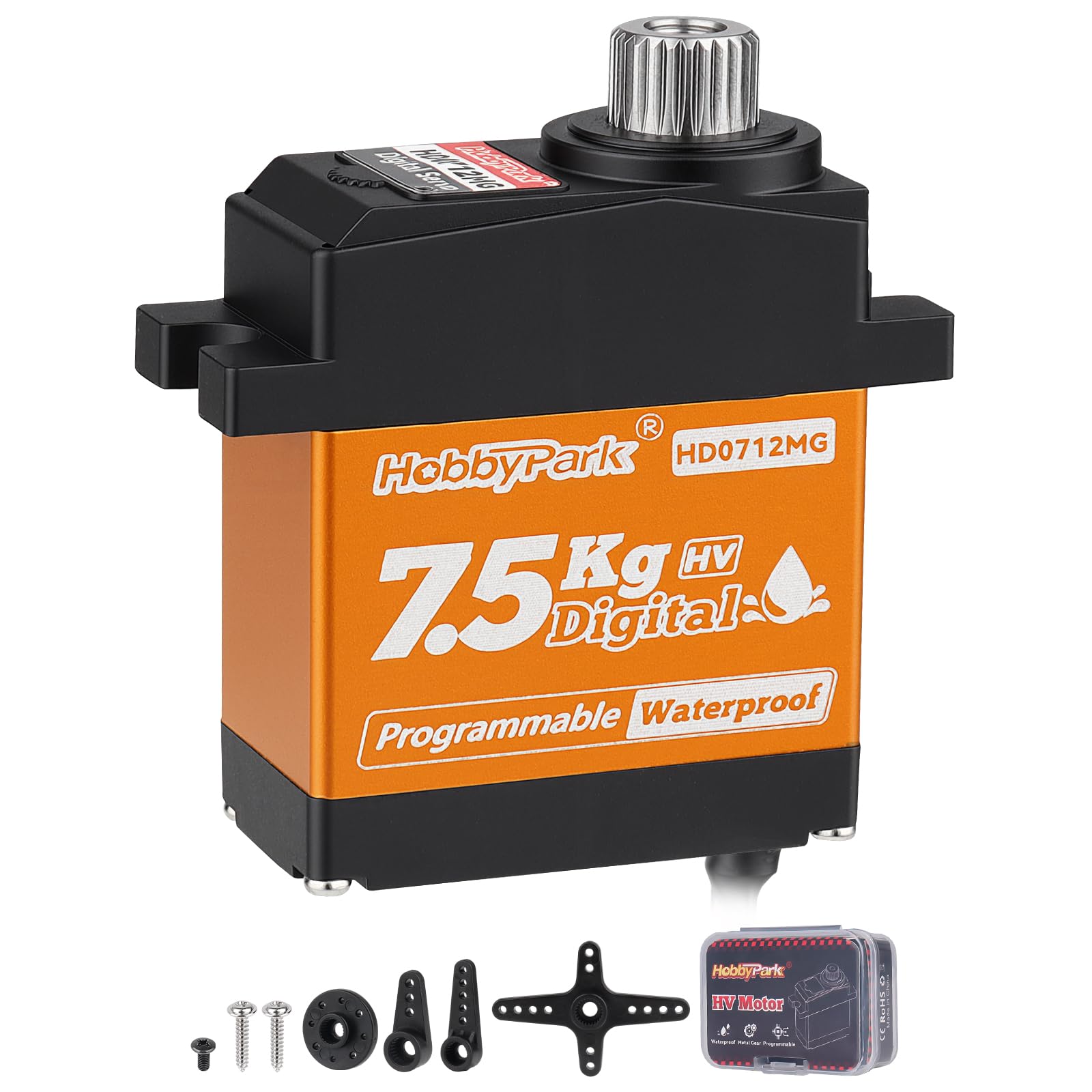 Amazon.com: HobbyPark Waterproof 7.5kg High Torque RC Micro Servo